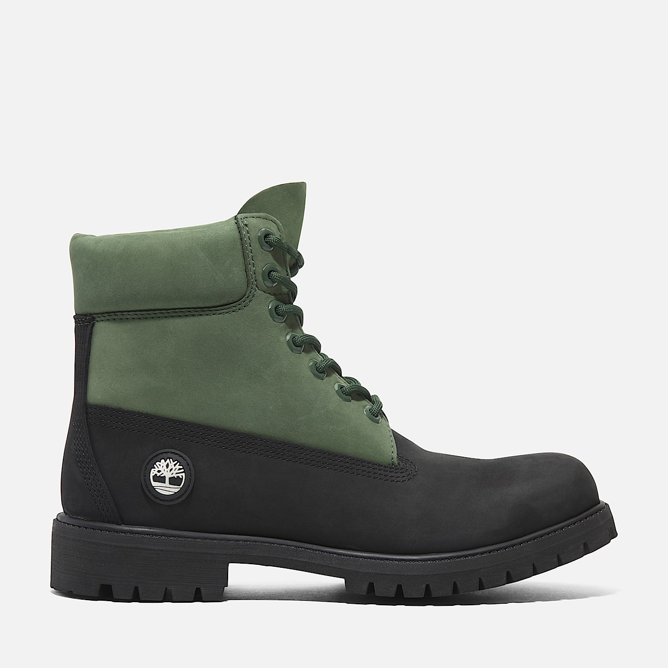 Stivale Stringato Timberland Premium 6 Inch da Uomo in verde