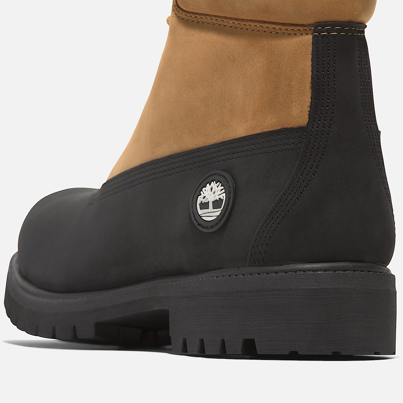 Black and yellow timberlands top