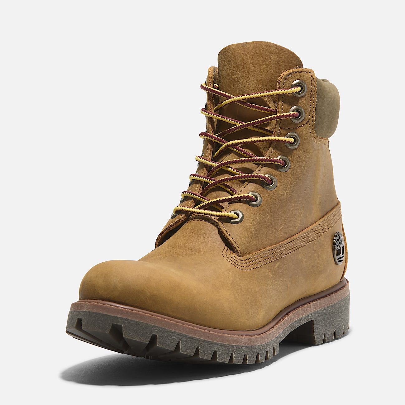 Timberland Premium 6 Inch Lace Up Waterproof Boot for Men in Yellow