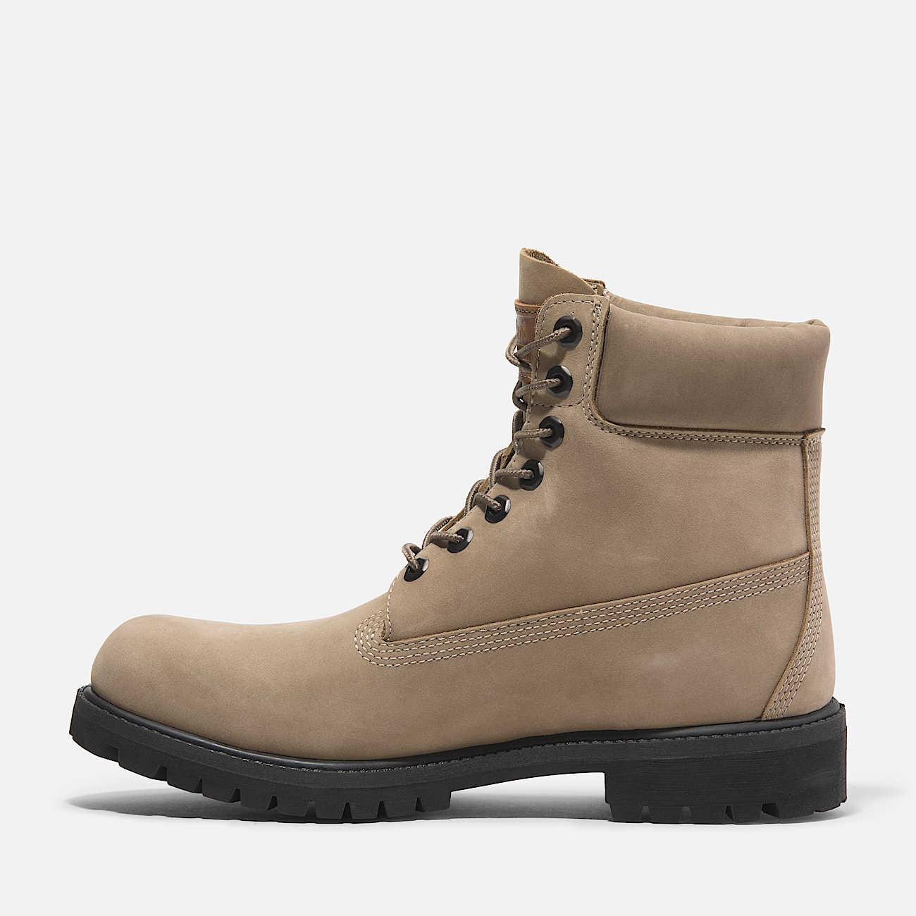 Stivale Stringato Timberland Premium 6 Inch da Uomo in beige