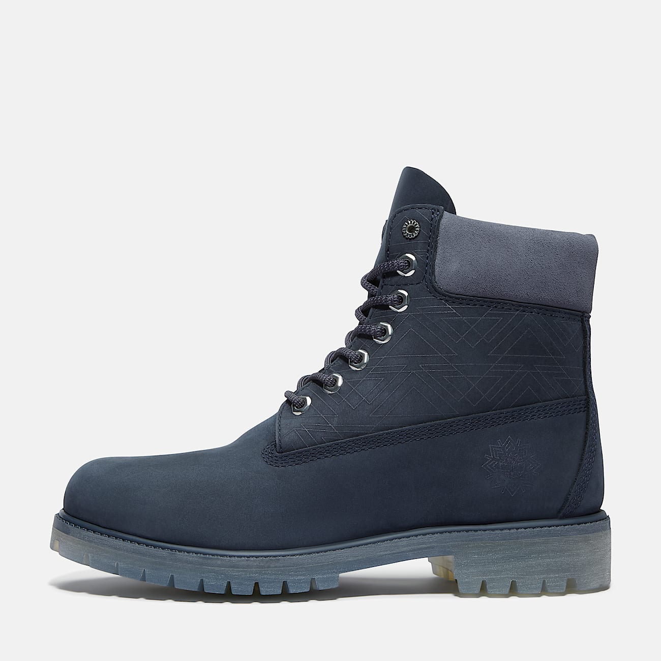 Timberland Premium 6 Inch Lace Up Waterproof Boot for Men in Navy