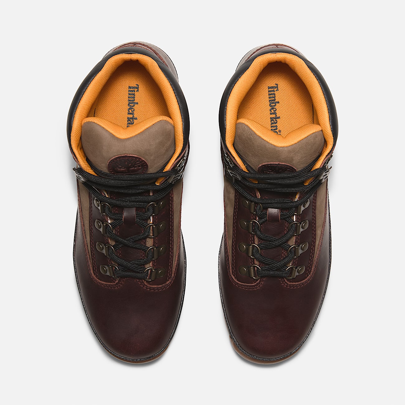 Boots de randonnee a lacets Euro Hiker pour homme en rouge fonce