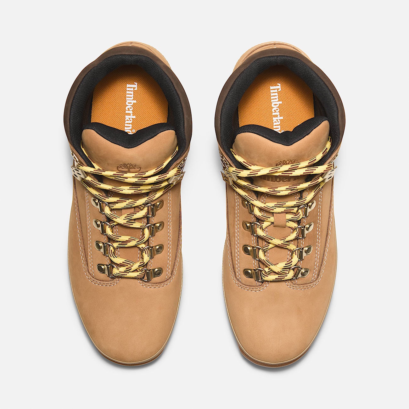 Euro Hiker Lace up Boot for Men in Yellow