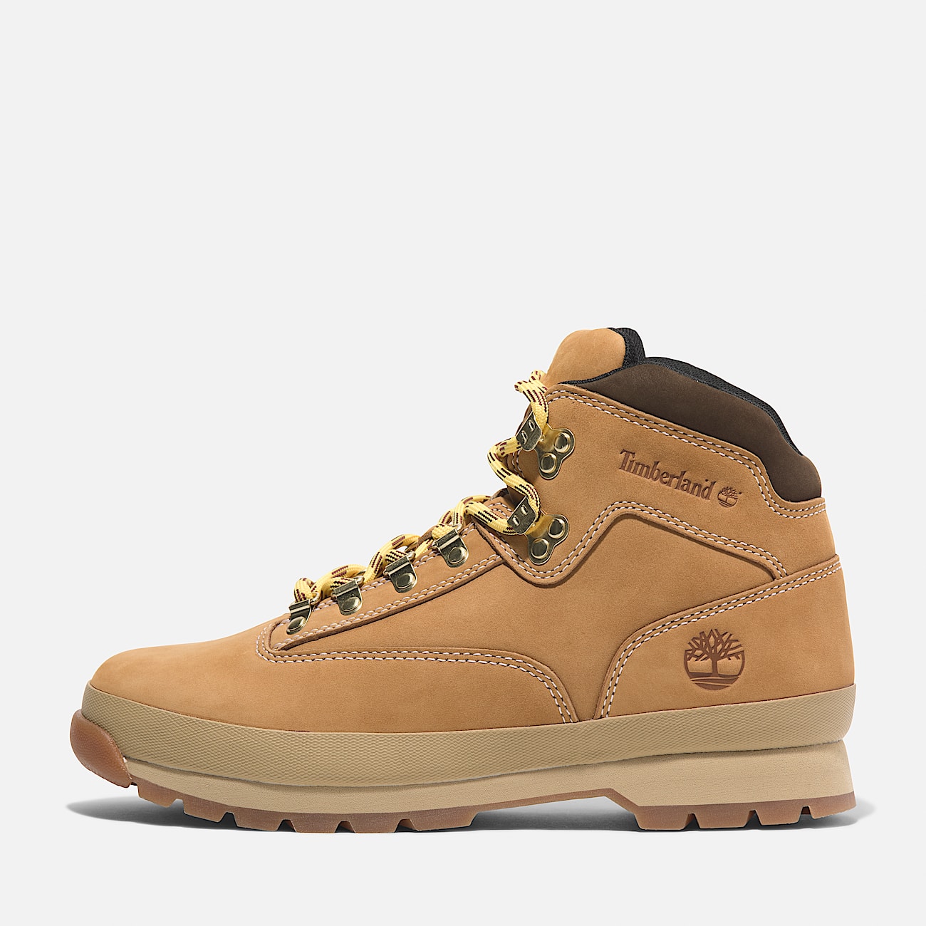 Euro Hiker Lace up Boot for Men in Yellow