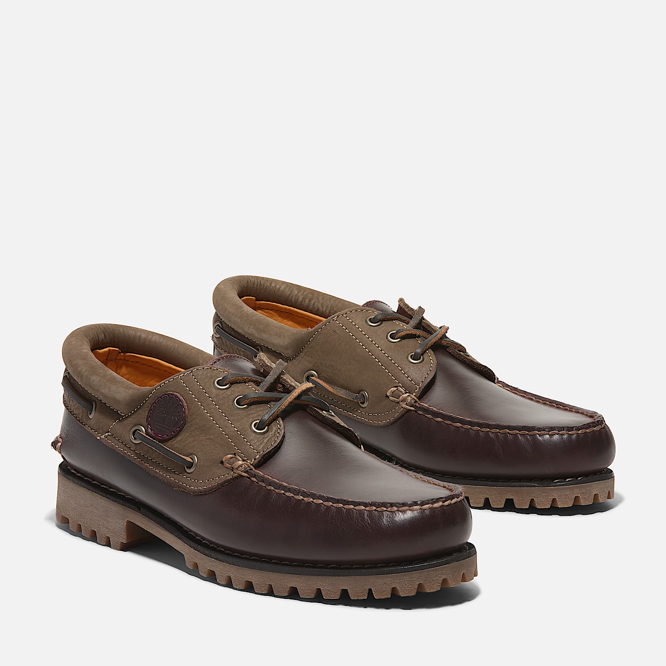 Timberland Authentic Boat Shoe for Men in Dark Red