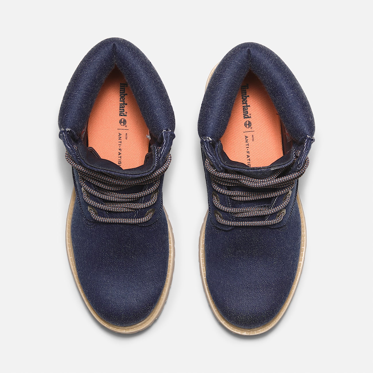Timberland Premium 6 Inch Lace Up Boot for Women in Dark Blue