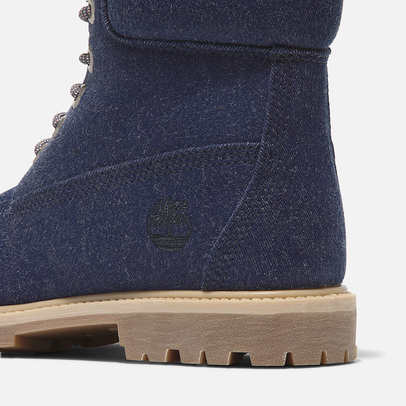 Timberland Premium 6 Inch Lace Up Boot for Women in Dark Blue