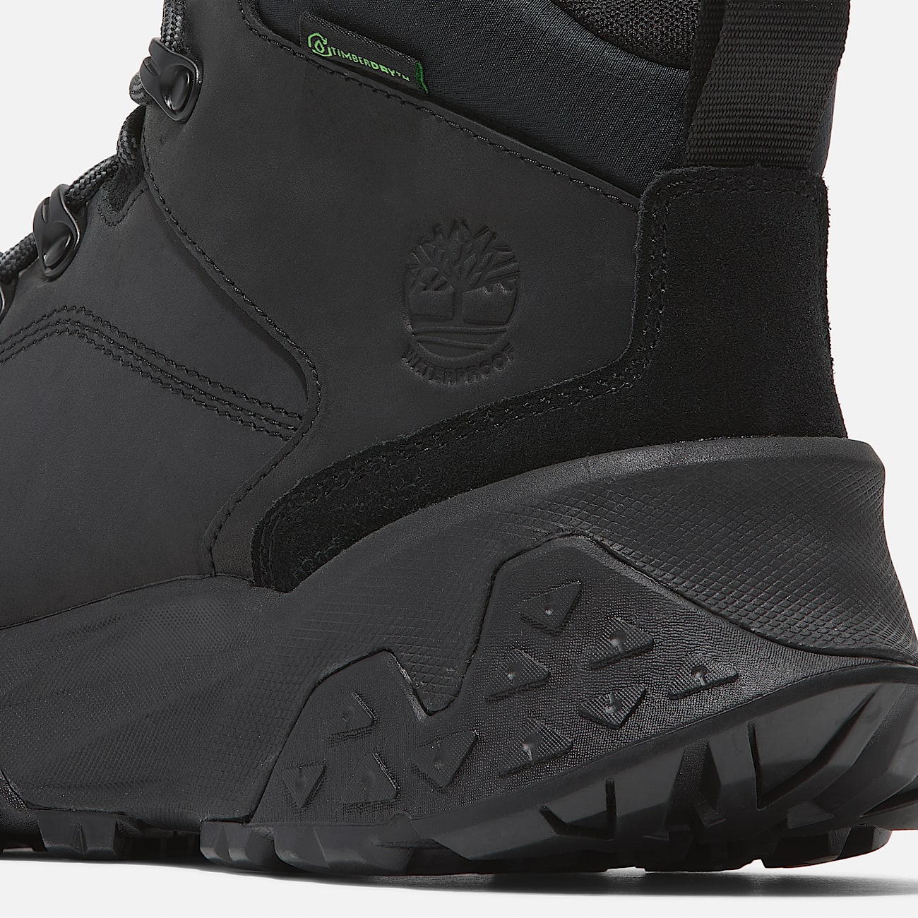 Motion Scramble Mid Lace Up Waterproof Hiking Boot for Men in Black