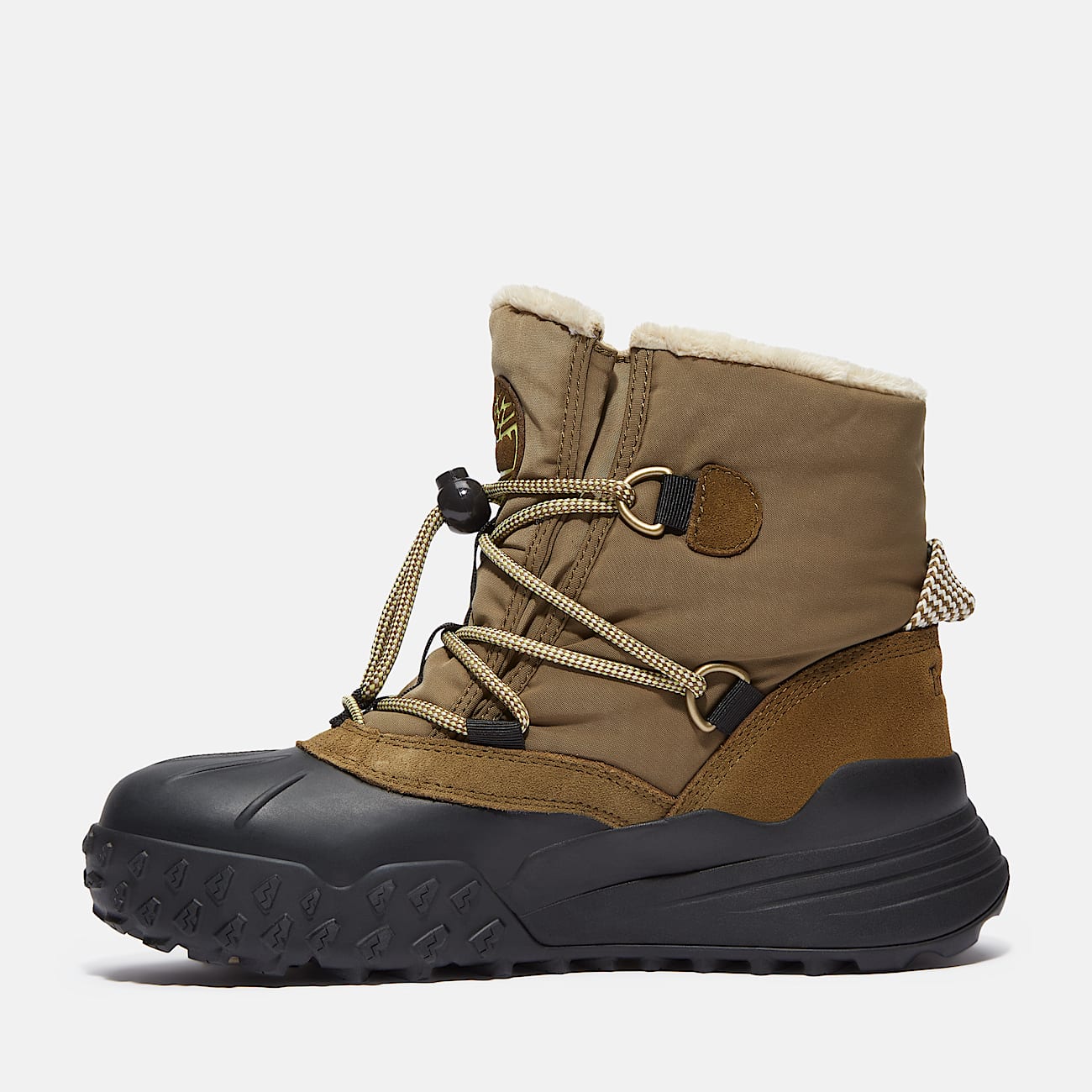 Bottine de neige mi haute a doublure chaude impermeable Moriah Range pour femme en vert