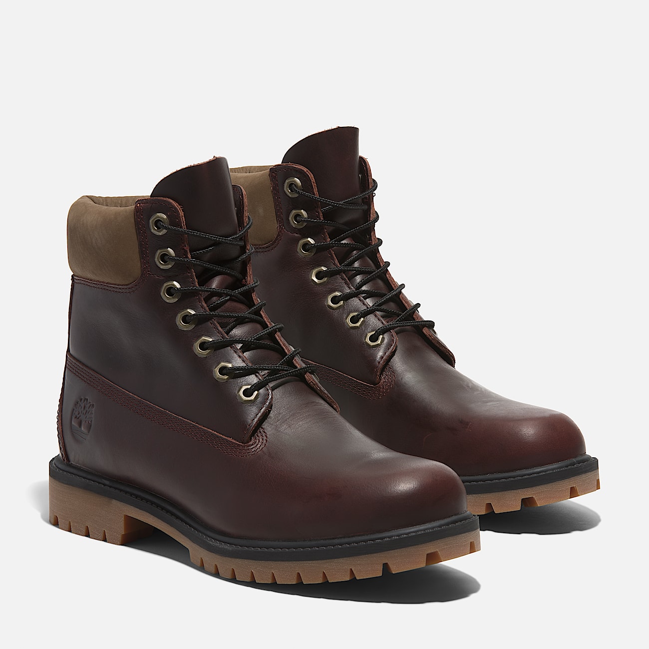 Timberland Heritage Lace up 6 Inch Boot for Men in Dark Red