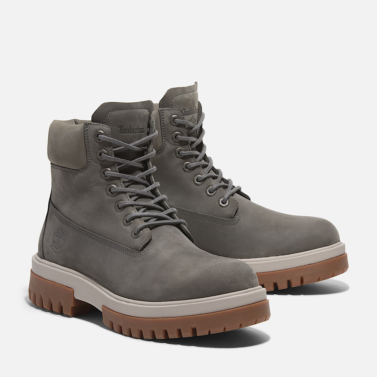 Arbor Road Mid Lace Up Waterproof Boot for Men in Grey