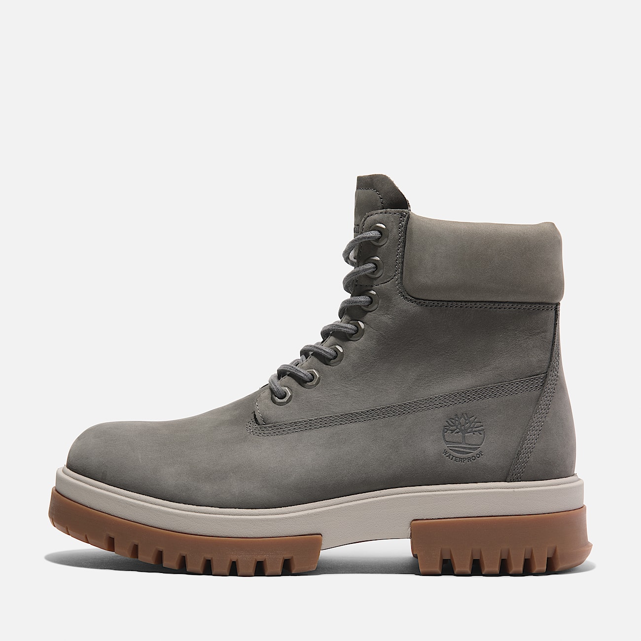 Arbor Road Mid Lace Up Waterproof Boot for Men in Grey