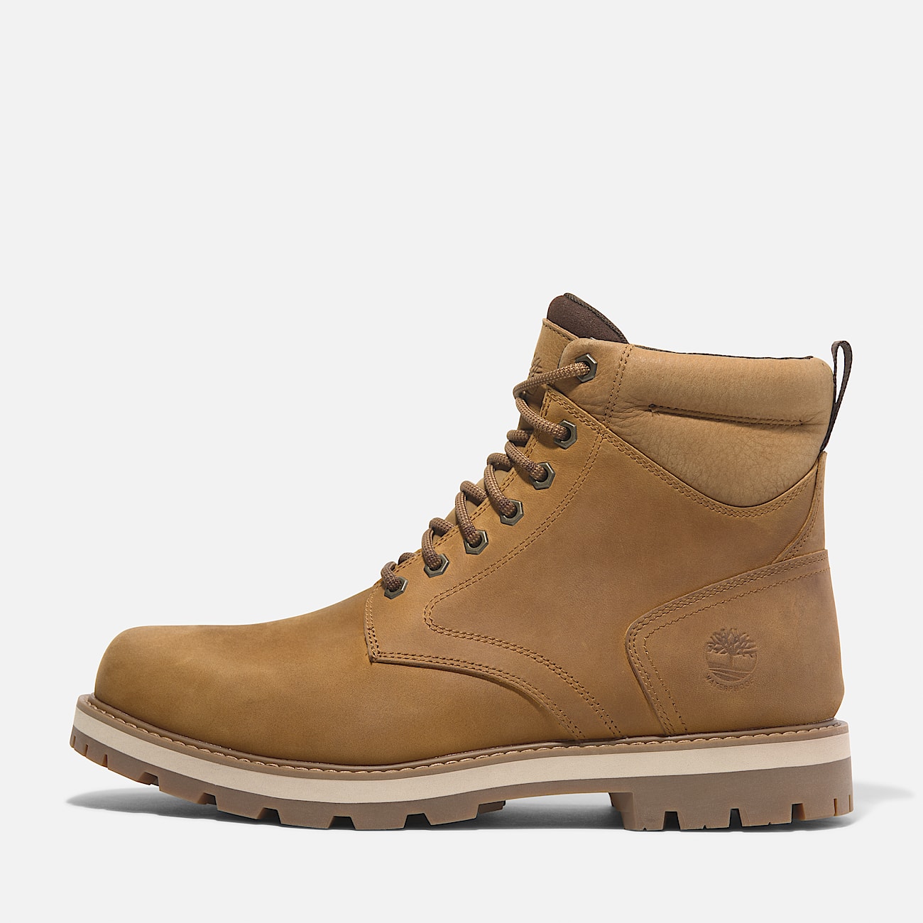 Britton Road Mid Lace Up Waterproof Boot for Men in Yellow