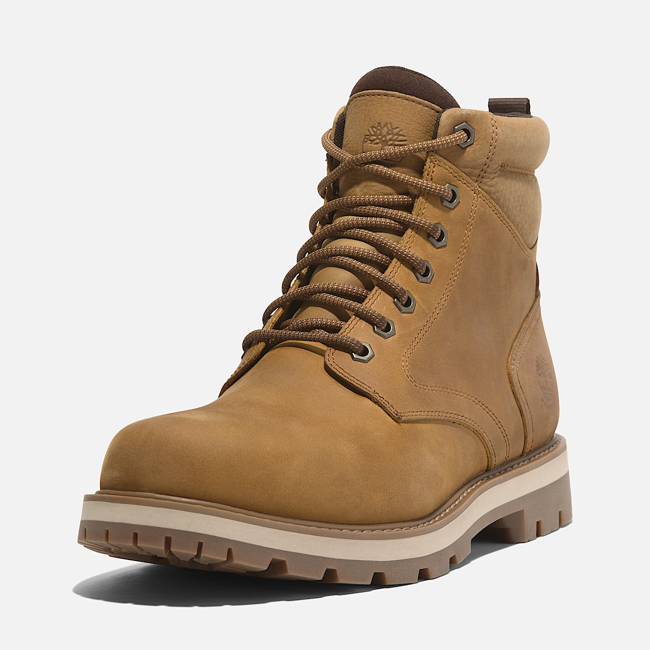 Britton Road Mid Lace Up Waterproof Boot for Men in Yellow