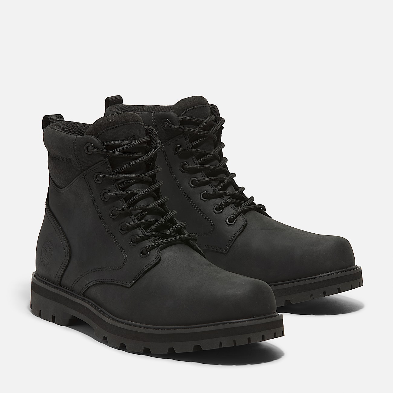 Britton Road Mid Lace Up Waterproof Boot for Men in Black