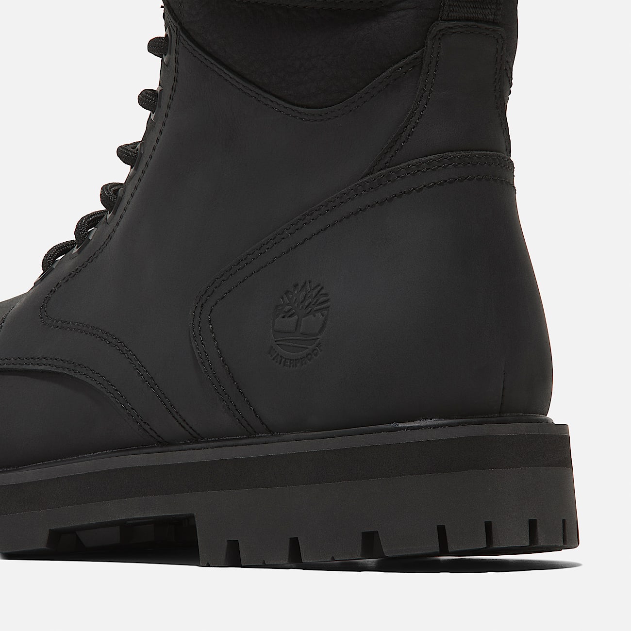 Britton Road Mid Lace Up Waterproof Boot for Men in Black