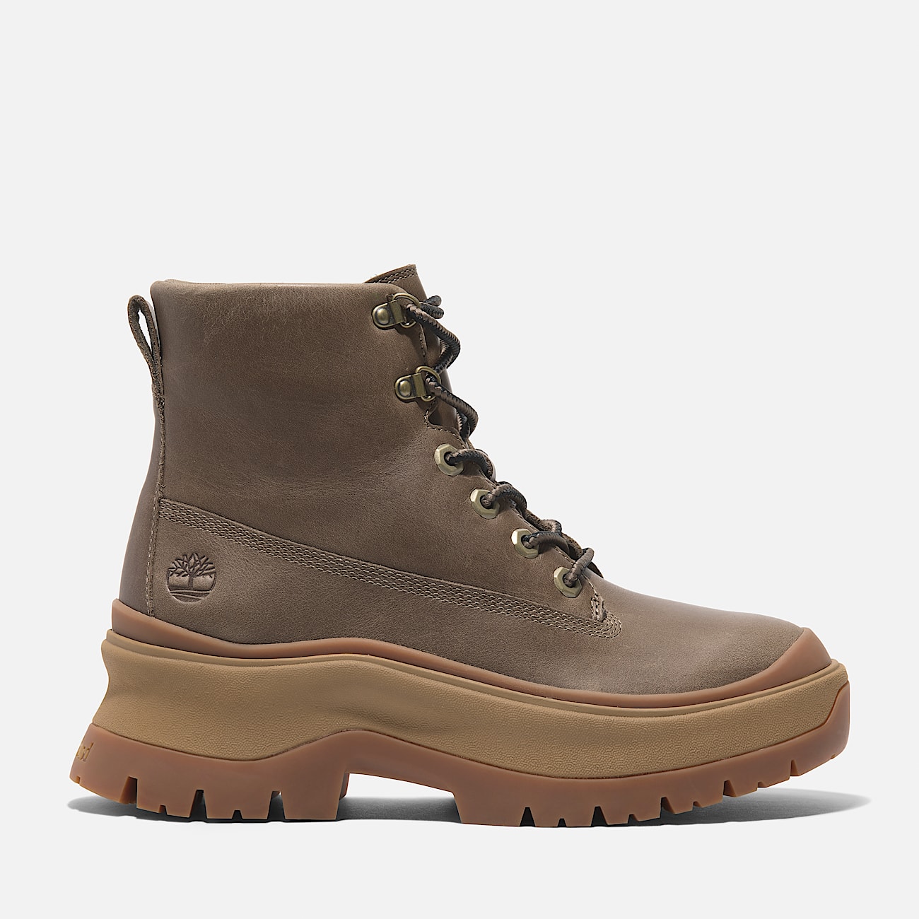 Roxie Lane Mid Lace Up Boot for Women in Brown
