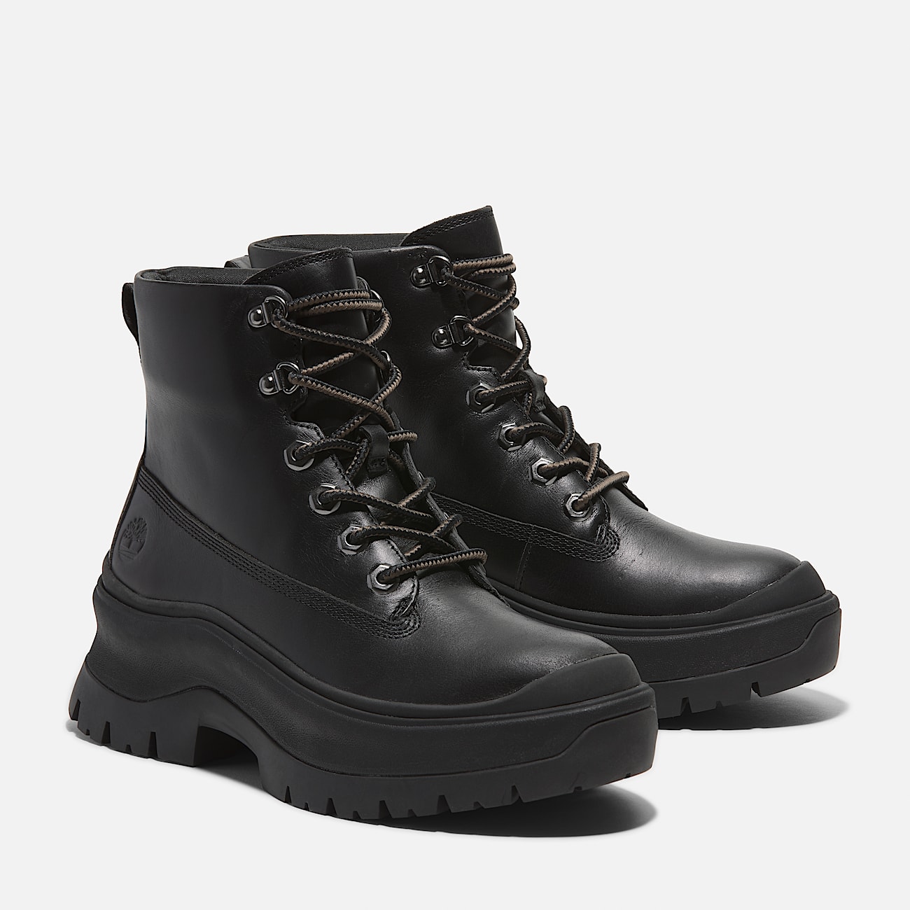 Roxie Lane Mid Lace-Up Boot for Women in Black