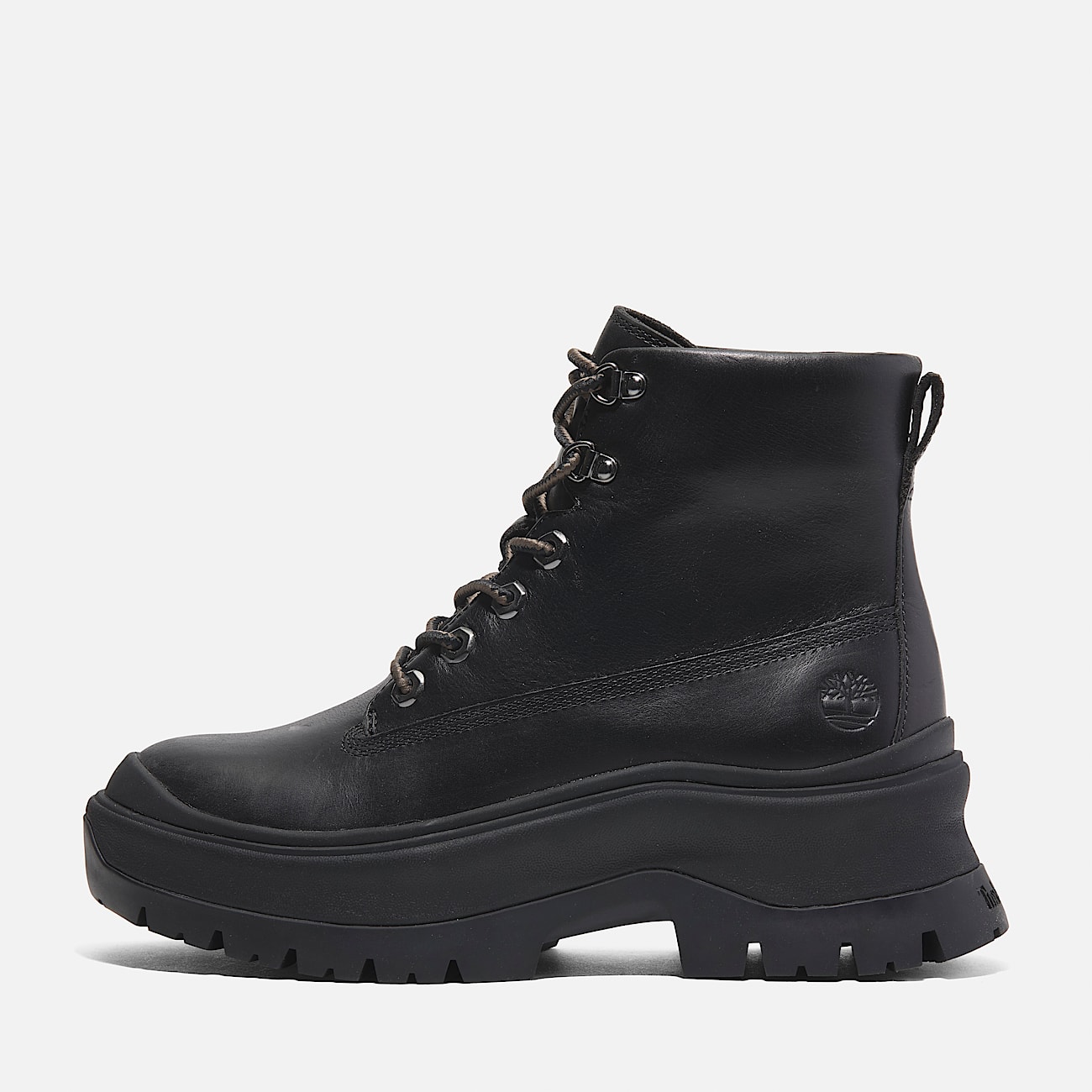 Roxie Lane Mid Lace Up Boot for Women in Black