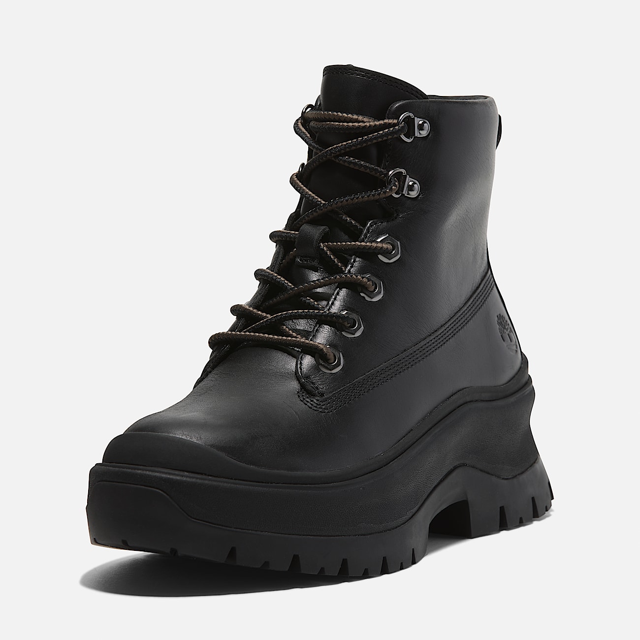 Roxie Lane Mid Lace Up Boot for Women in Black