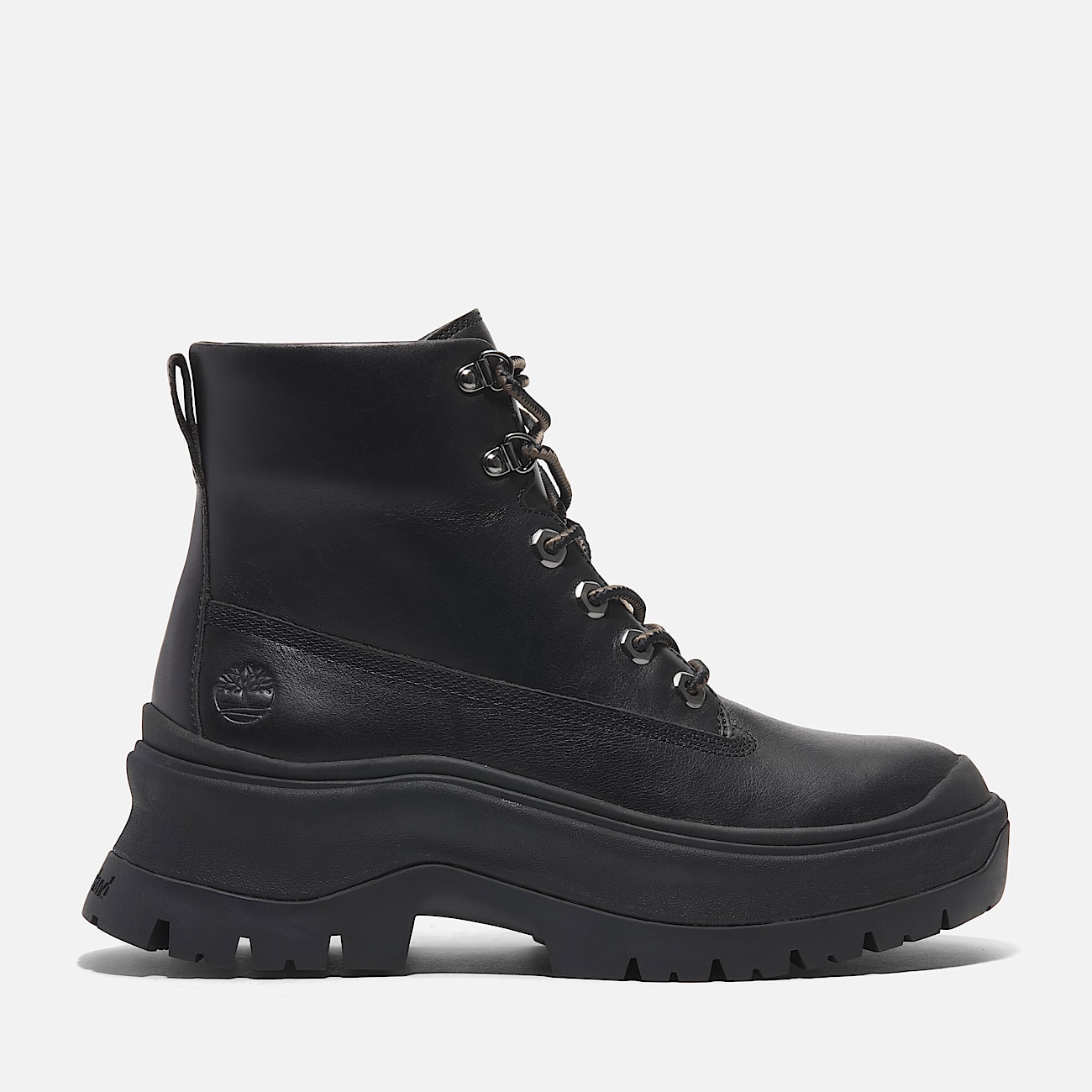 Roxie Lane Mid Lace Up Boot for Women in Black