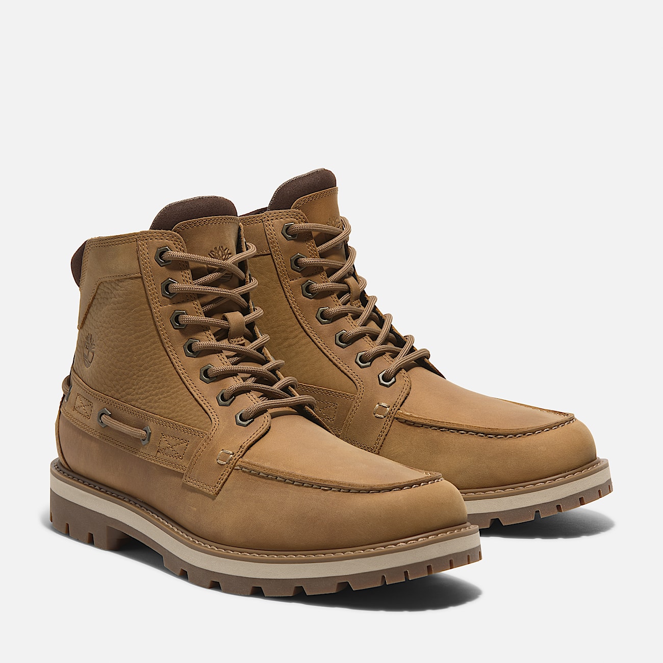 Britton Road 7 Eye Moc toe Boot for Men in Yellow