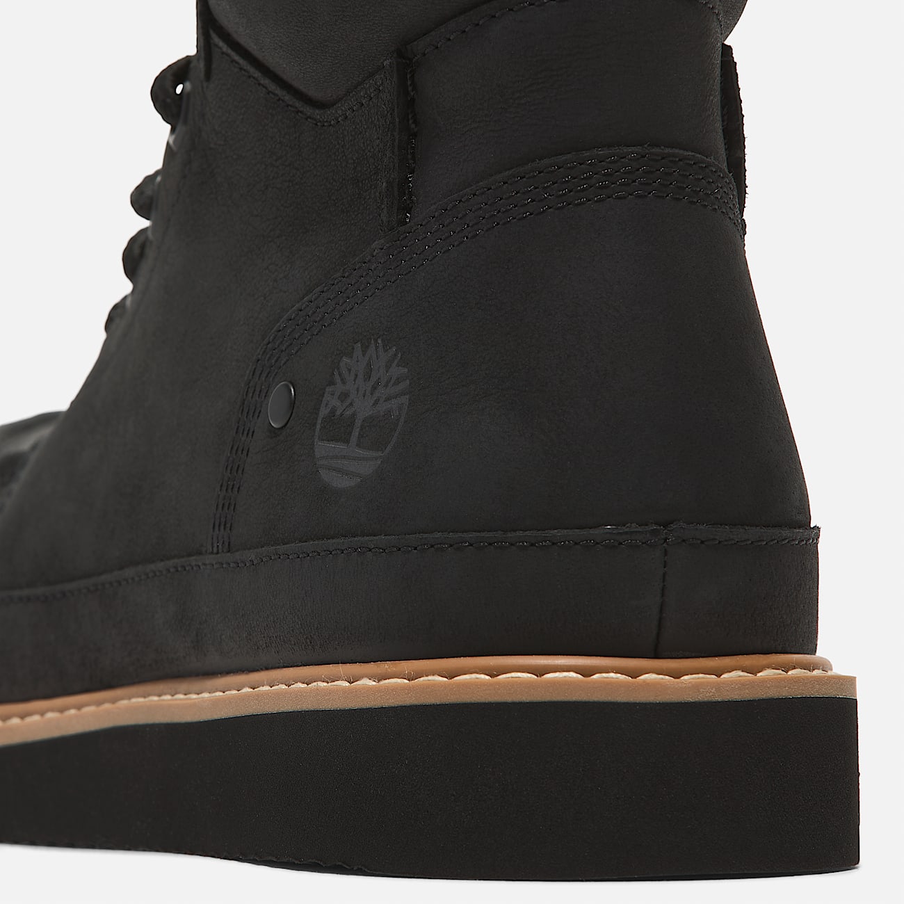 Halbhoher Newmarket Boot zum Schnuren fur Herren in Schwarz