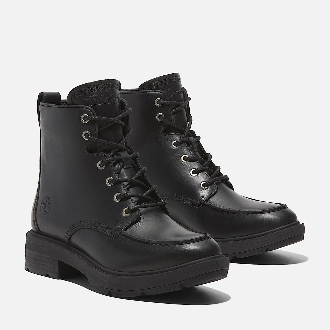 Womens black flat lace up ankle boots cheap