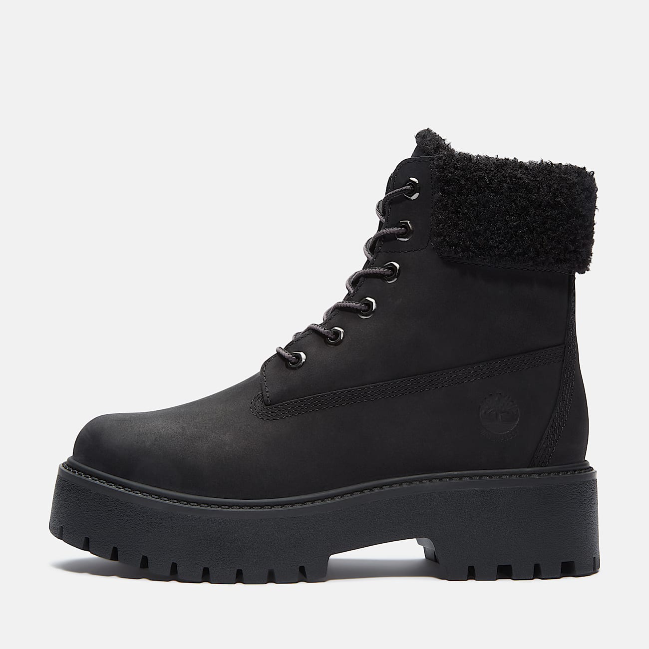 Stone Street Mid Warm Lined Waterproof Boot for Women in Black