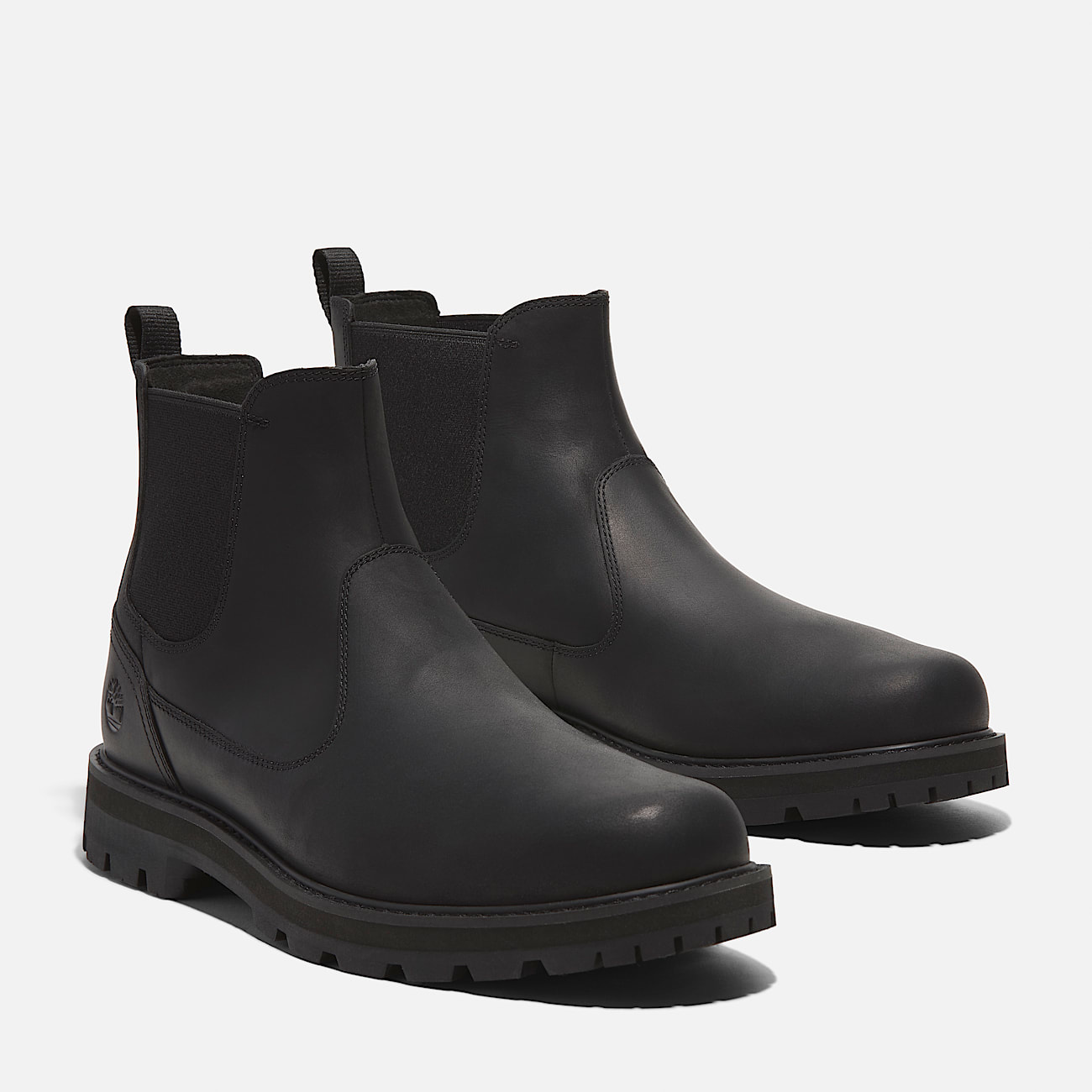 Britton Road Mid Chelsea Boot for Men in Black