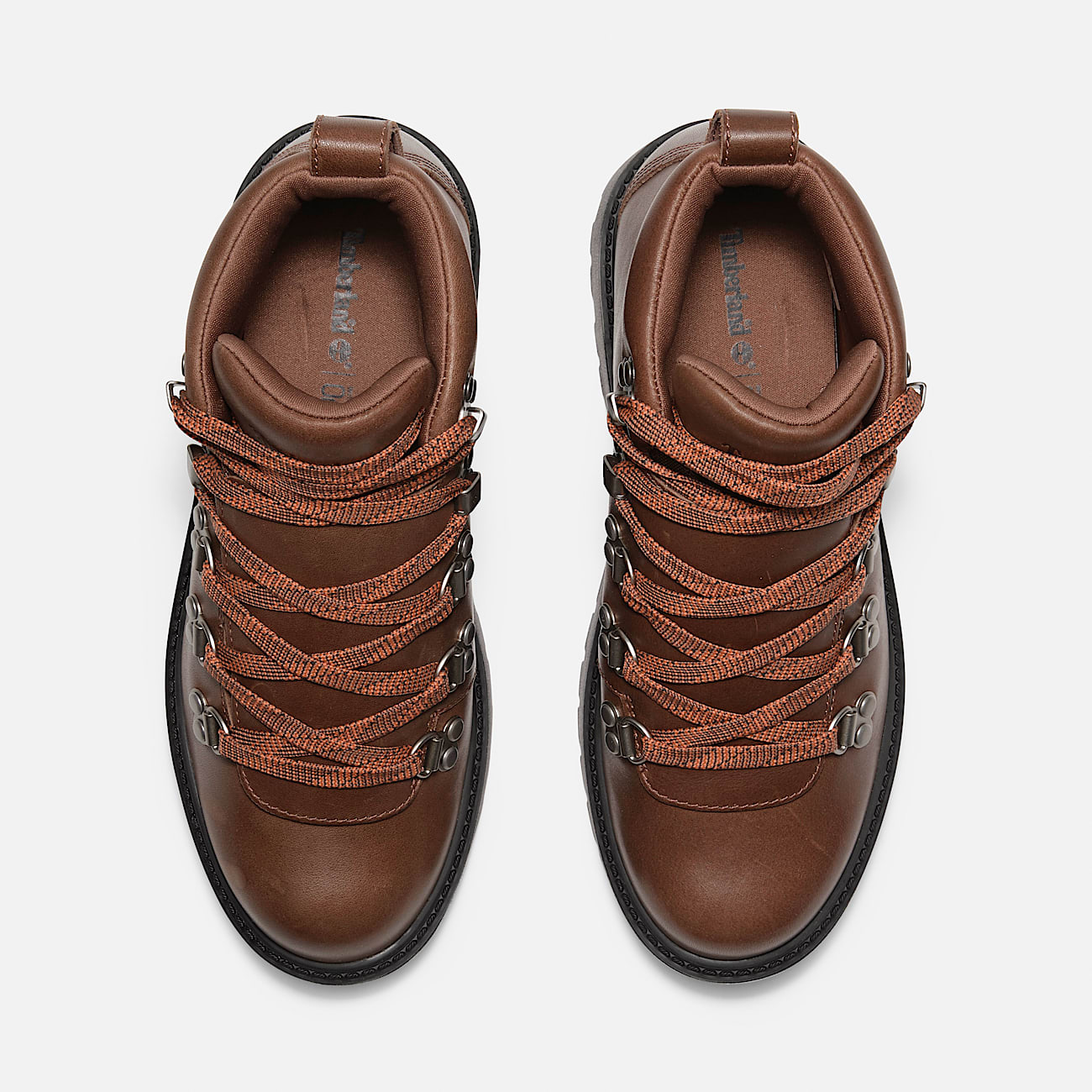Stone Street Lace up Platform Hiker for Women in Brown