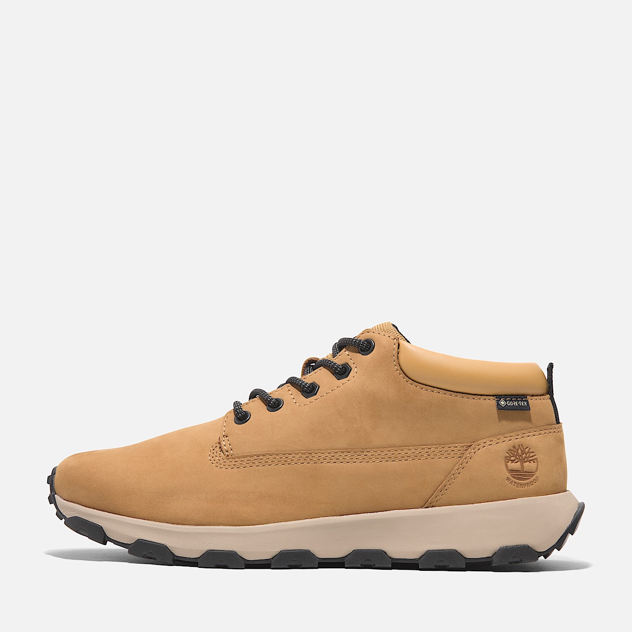 Winsor Park Mid Lace Up Waterproof Trainer for Men in Yellow