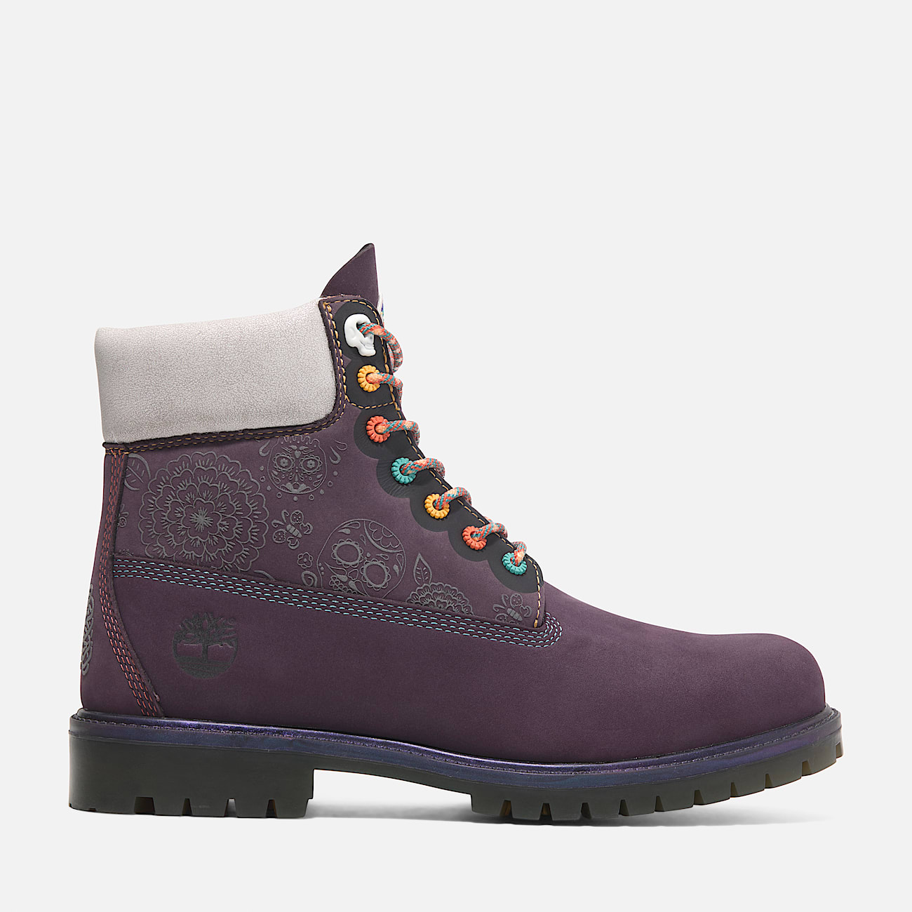 Timberland Heritage Lace up 6 Inch Boot for Men in Dark Purple