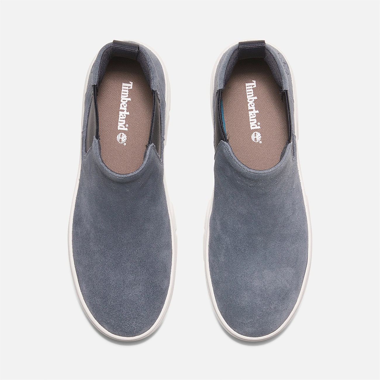 Sneaker Senza Lacci Laurel Court Mid da Donna in pelle scamosciata blu scuro