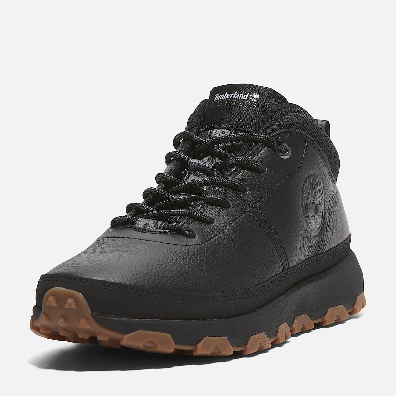 Winsor Lace up Trainer for Men in Black