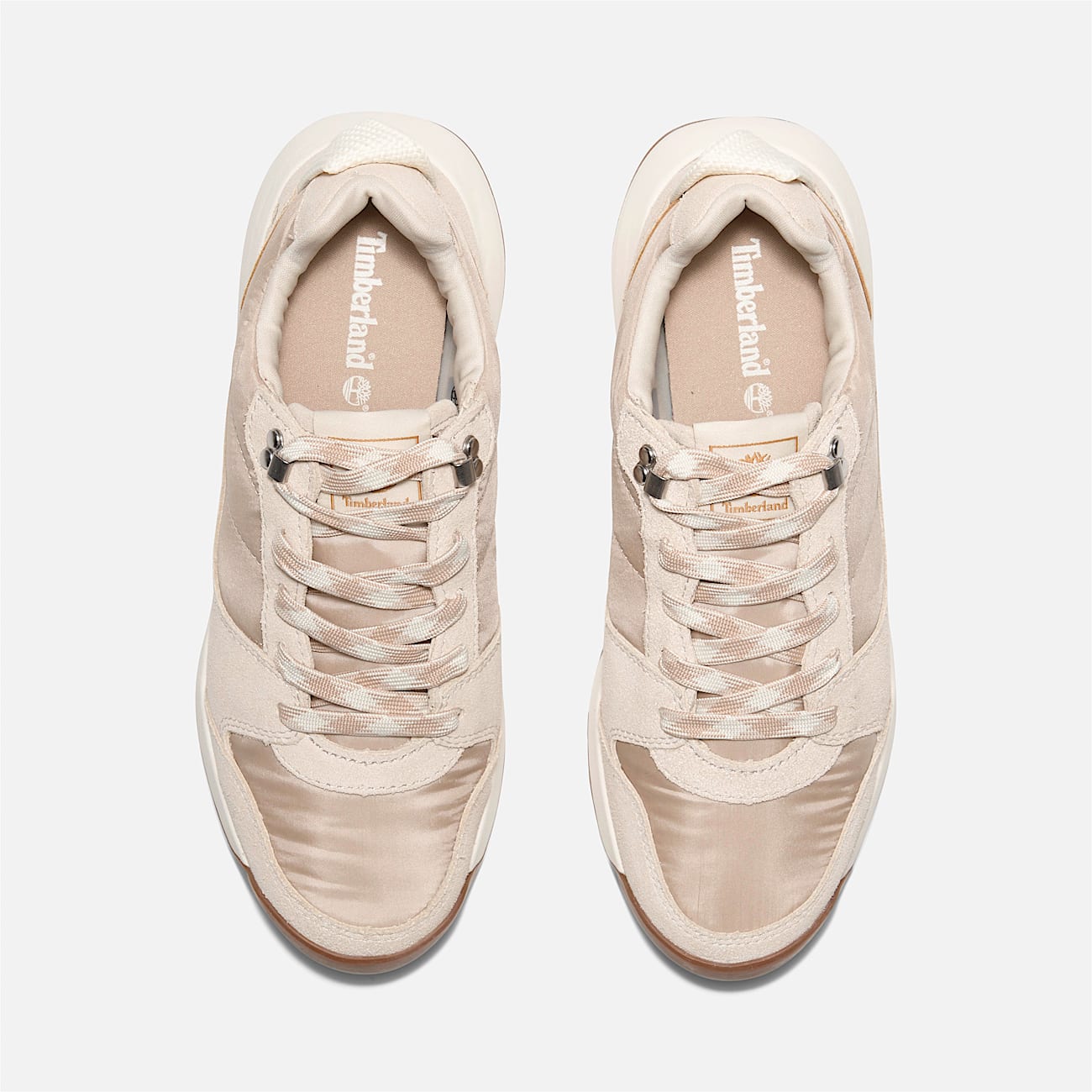 Retro Swift Low Lace Up Trainer for Women in Beige