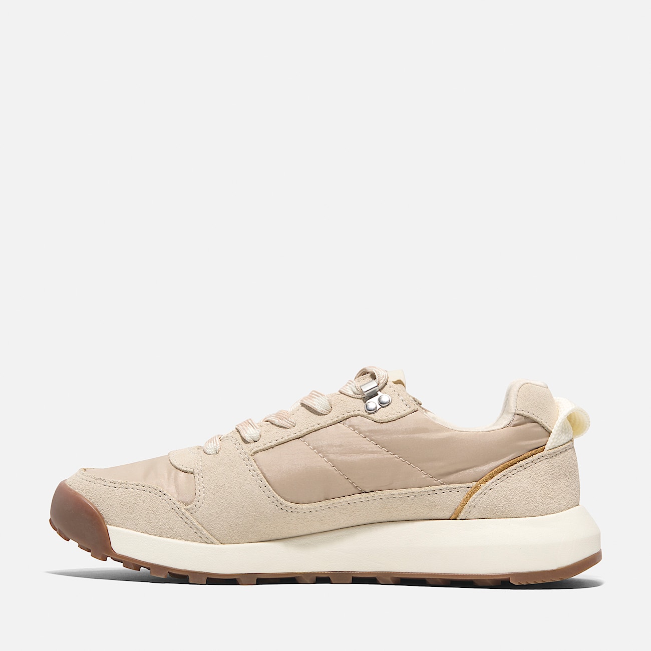 Retro Swift Low Lace Up Trainer for Women in Beige