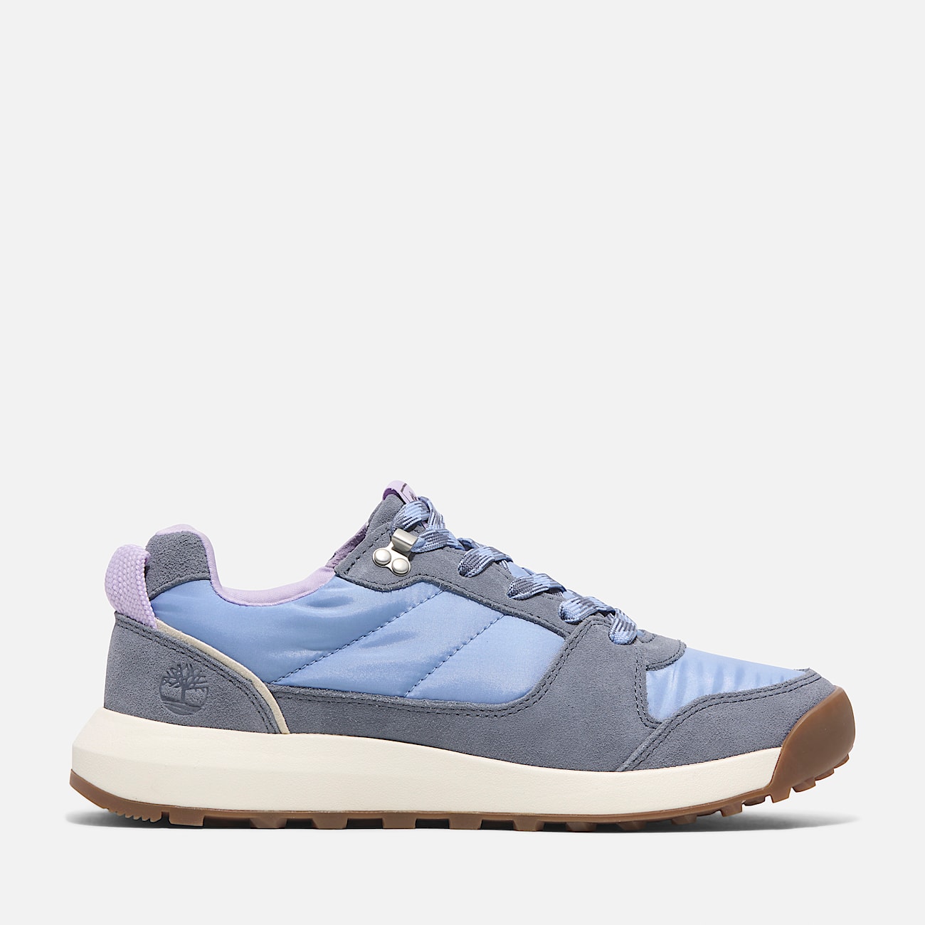 Basket basse a lacets Retro Swift pour femme en bleu clair