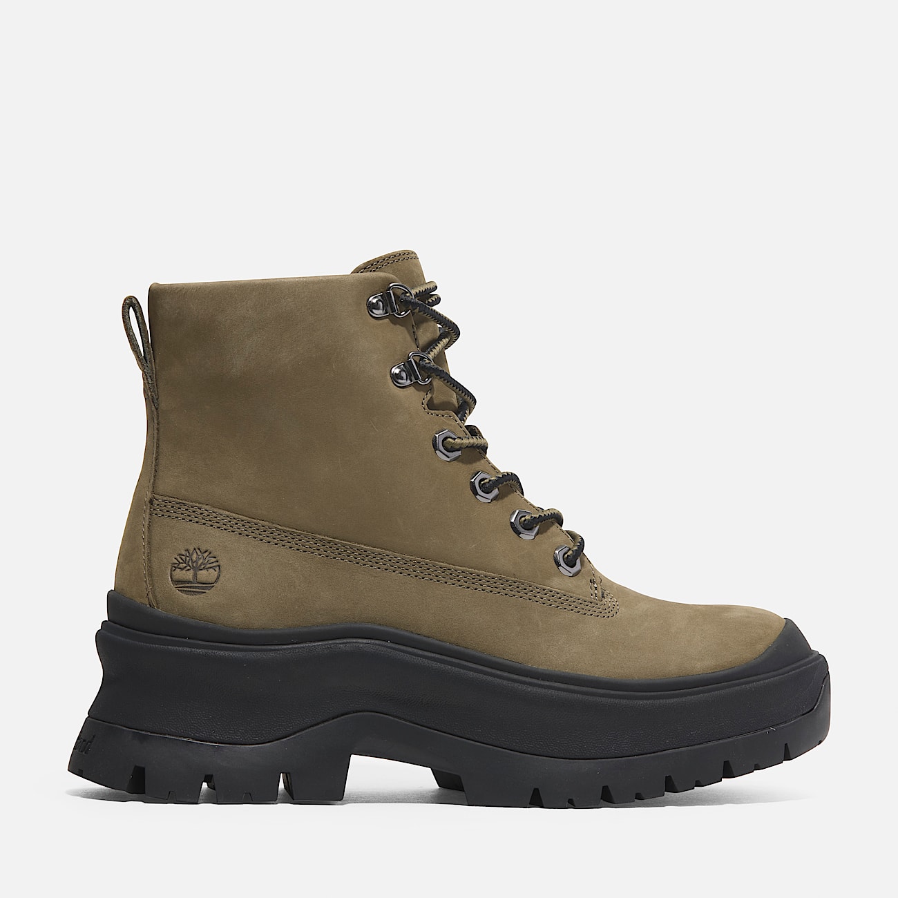 Roxie Lane Mid Lace Up Boot for Women in Green