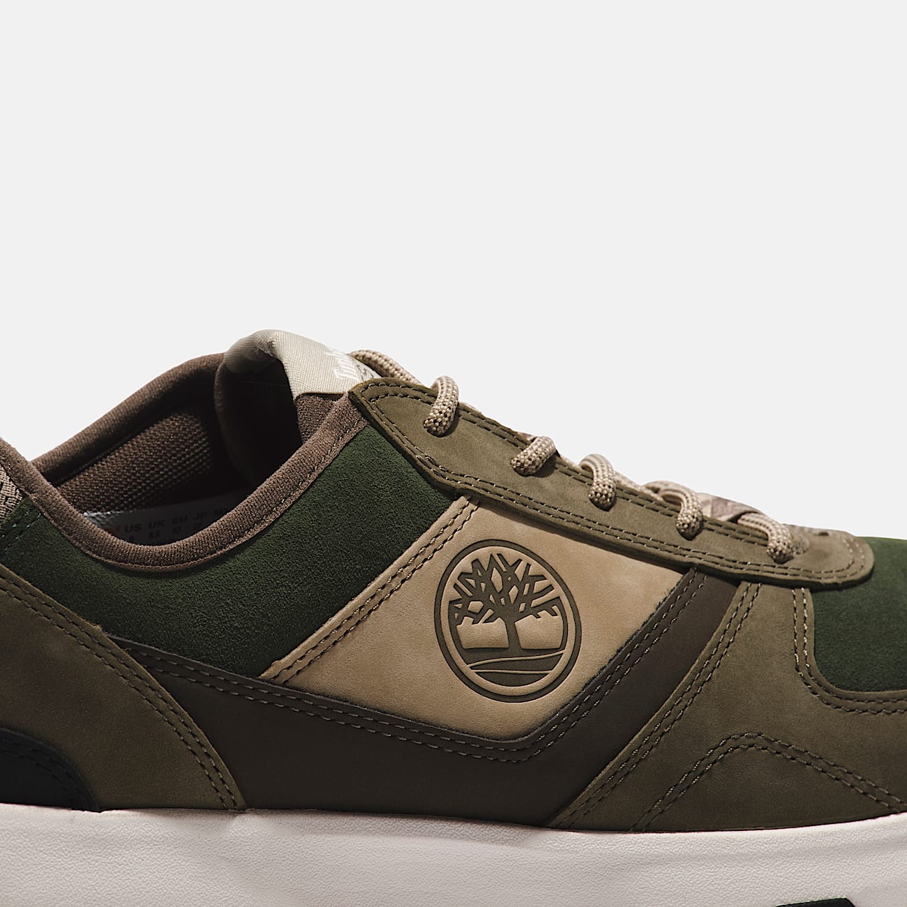 Winsor Park Low Lace Up Trainer for Men in Dark Green