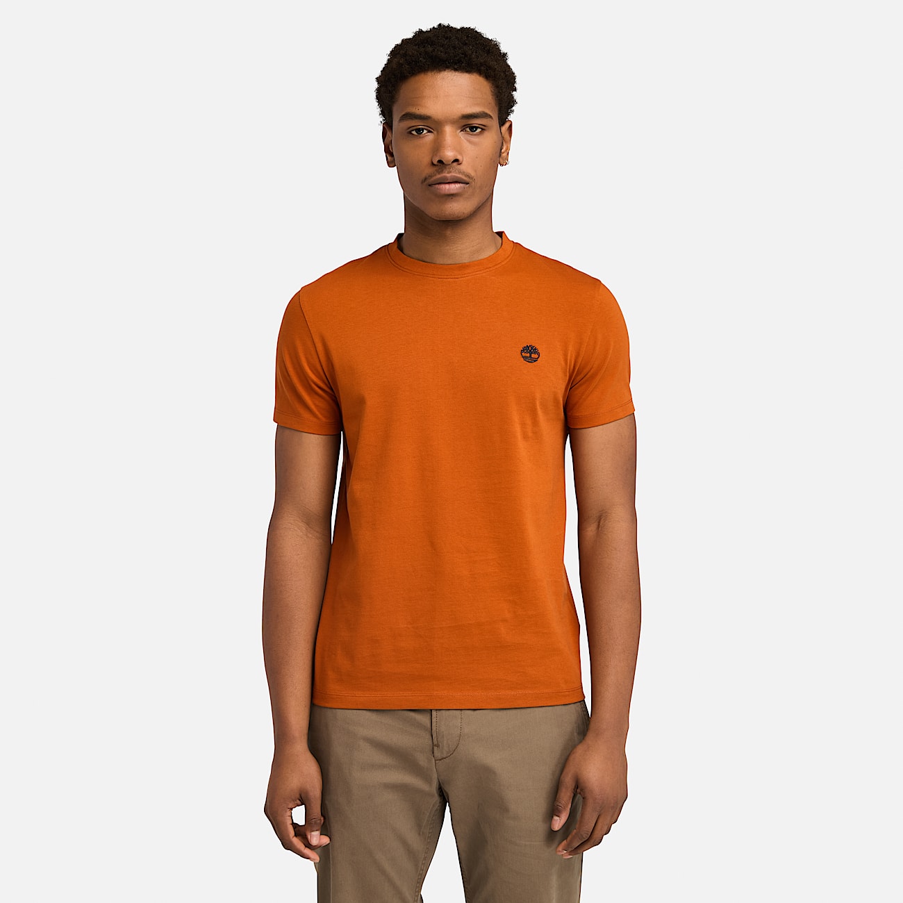 T shirt arancione uomo on sale