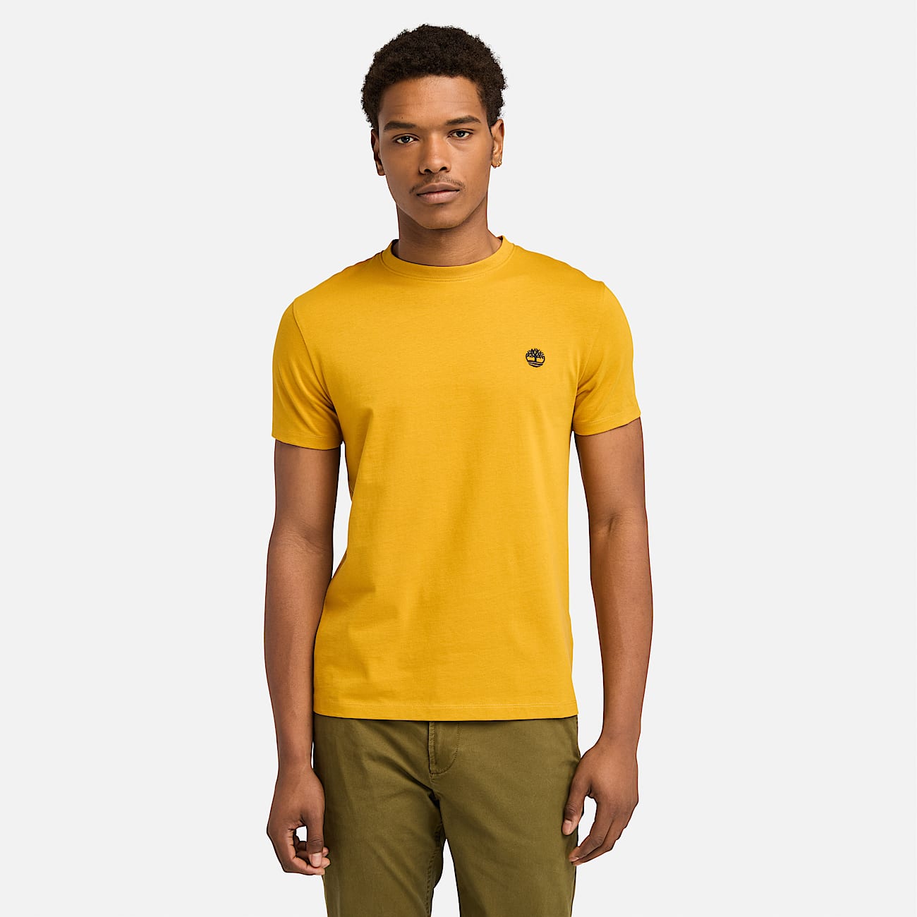 T shirt Dunstan River pour homme en jaune