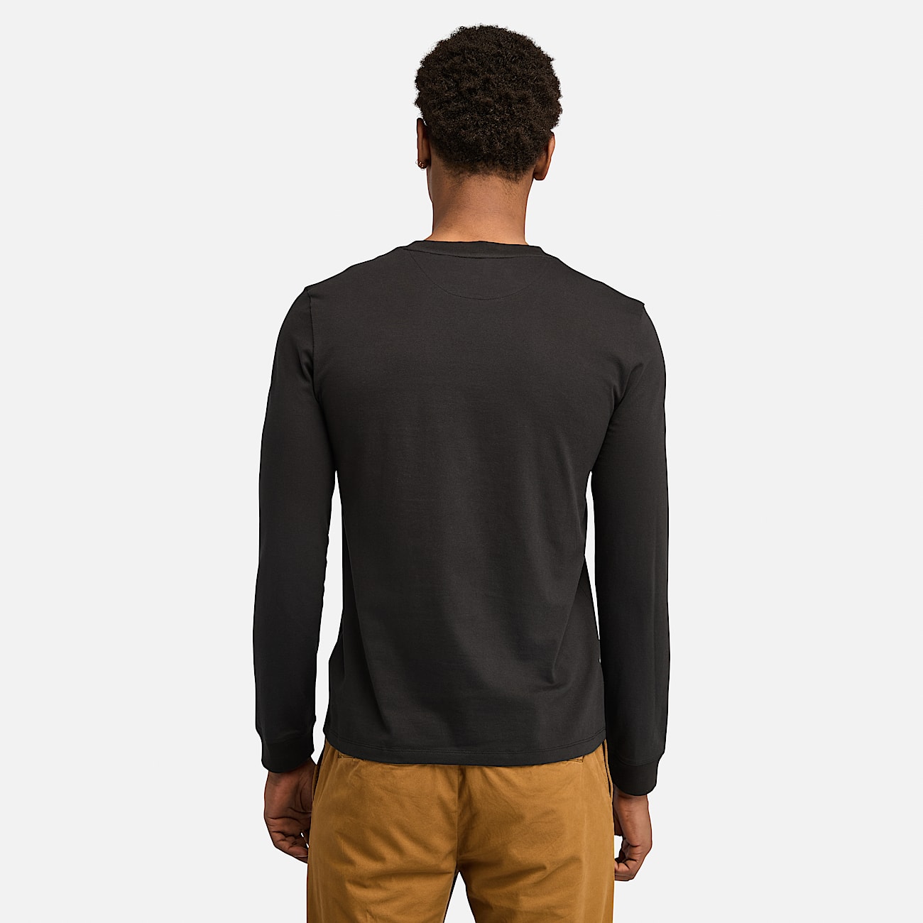 Dunstan River LS T Shirt for Men in Black