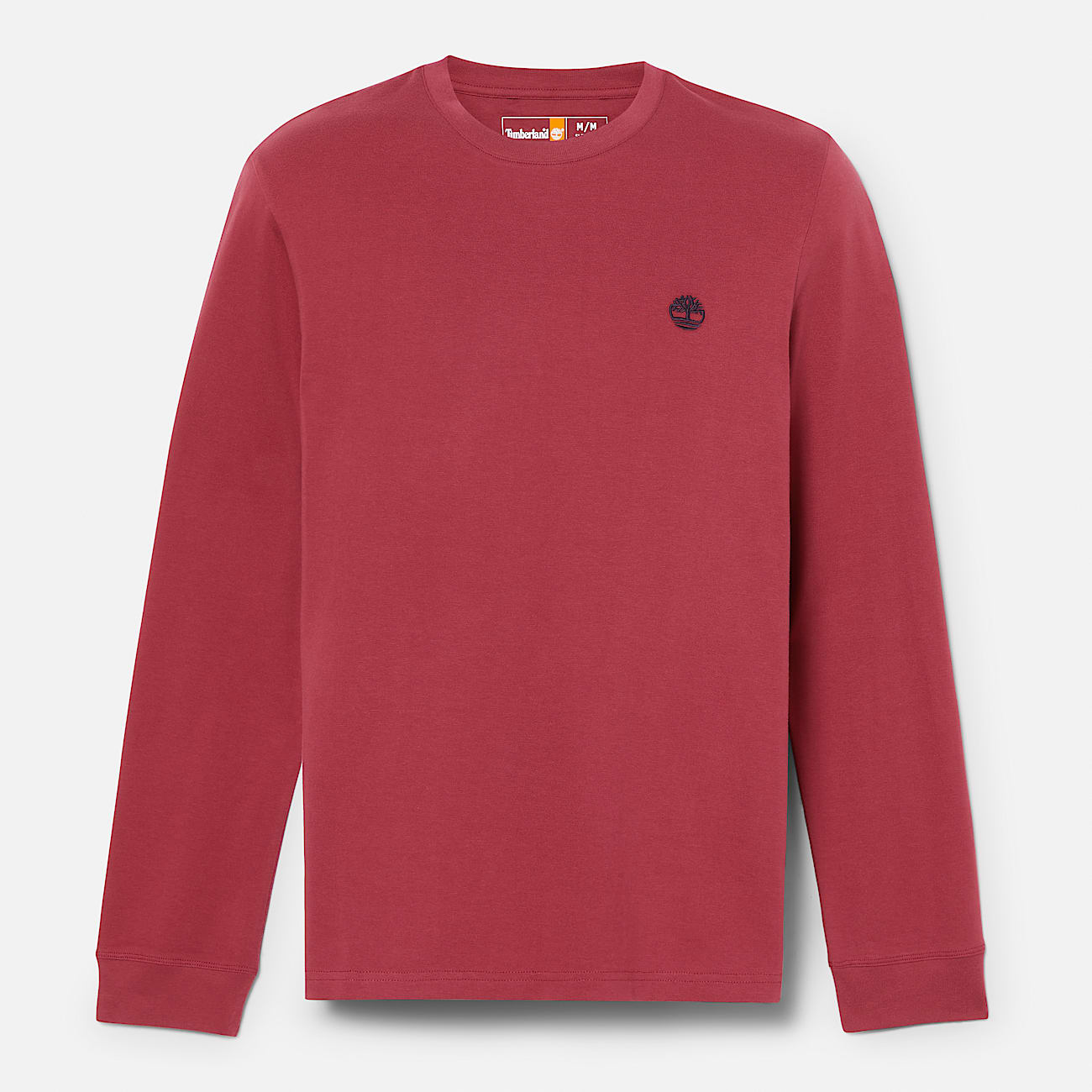 T shirt Dunstan River a manches longues pour homme en rouge