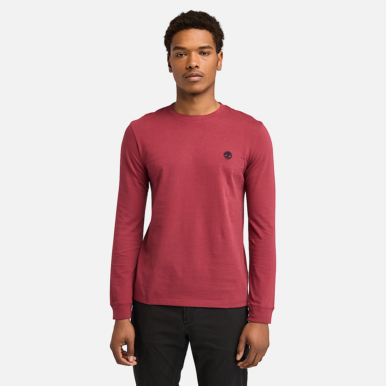 T shirt long rouge homme cheap