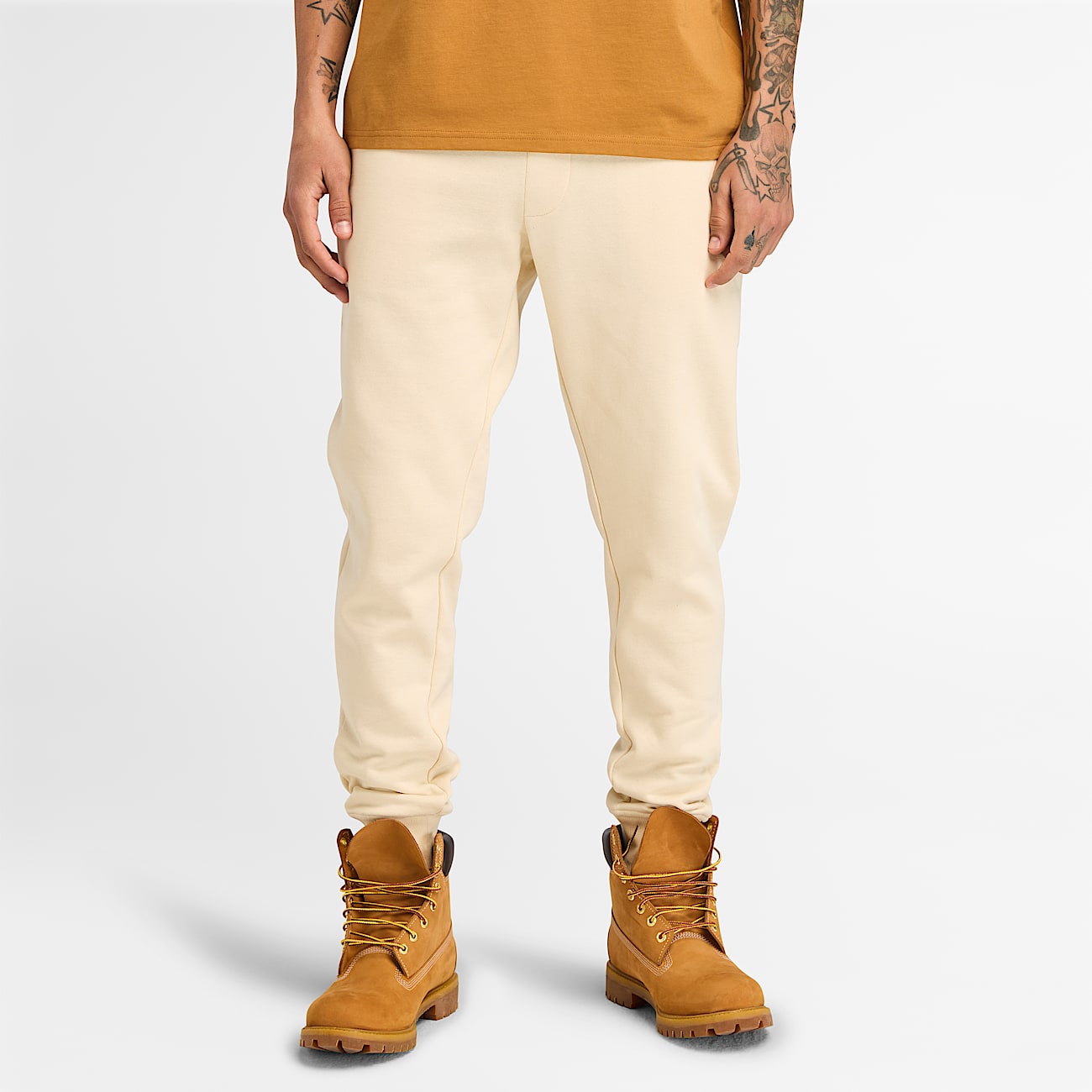 Pantalon de survetement a envers brosse Exeter River pour homme en beige