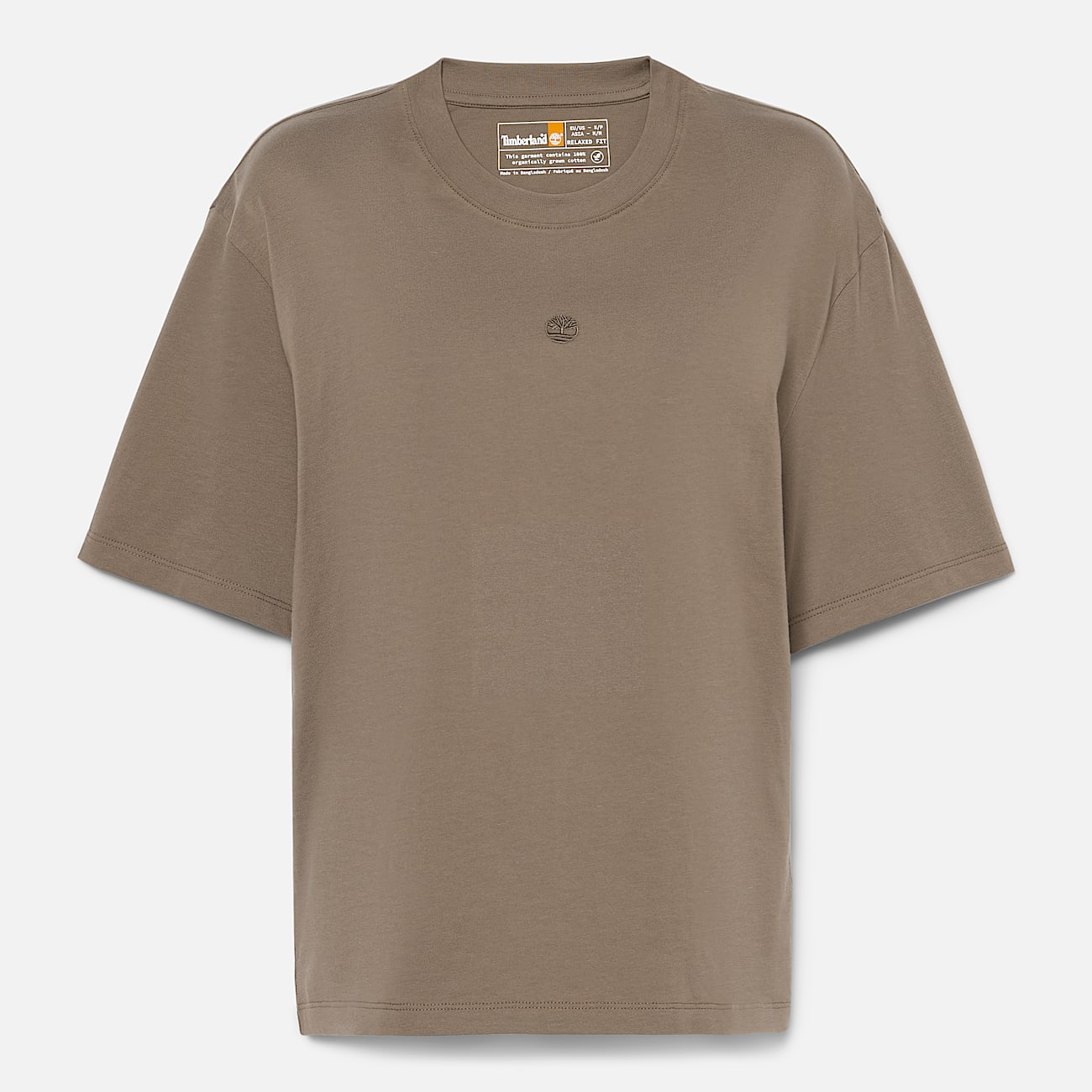 Lush Short Sleeve T Shirt for Women in Brown