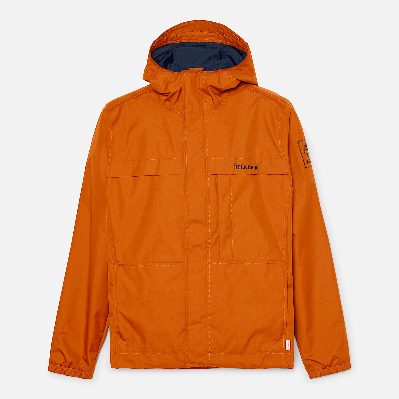 Benton Rain Jacket for Men in Orange