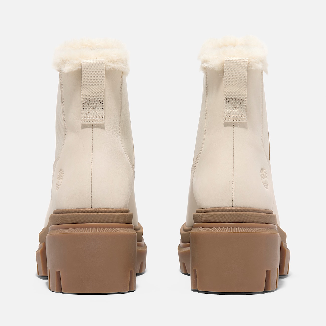 Bottine mi haute a doublure chaude Everleigh pour femme en blanc