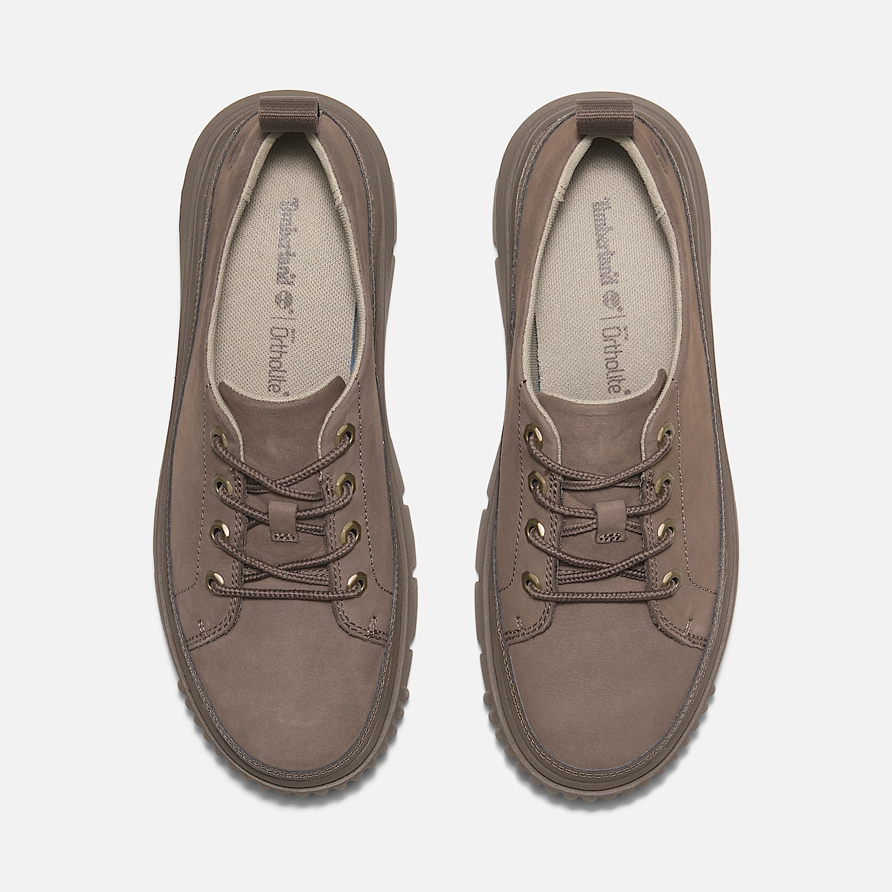 Field Schuh zum Schnuren fur Damen in Dunkelbeige